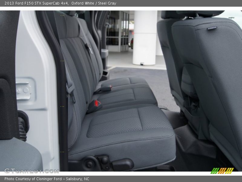 Rear Seat of 2013 F150 STX SuperCab 4x4