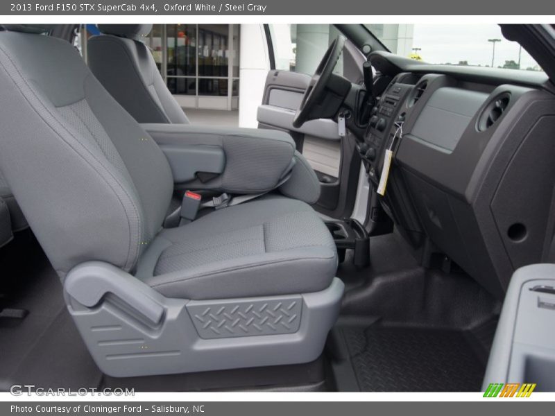 Front Seat of 2013 F150 STX SuperCab 4x4