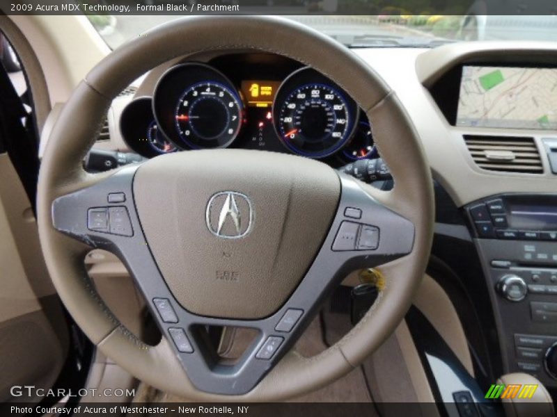 Formal Black / Parchment 2009 Acura MDX Technology