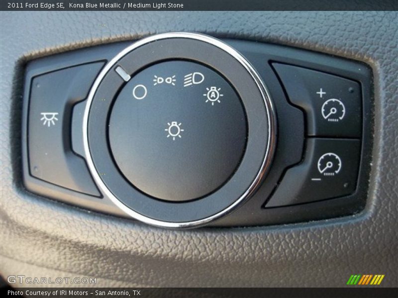 Kona Blue Metallic / Medium Light Stone 2011 Ford Edge SE