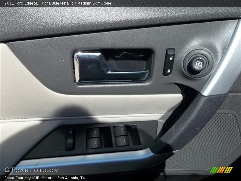 Kona Blue Metallic / Medium Light Stone 2011 Ford Edge SE
