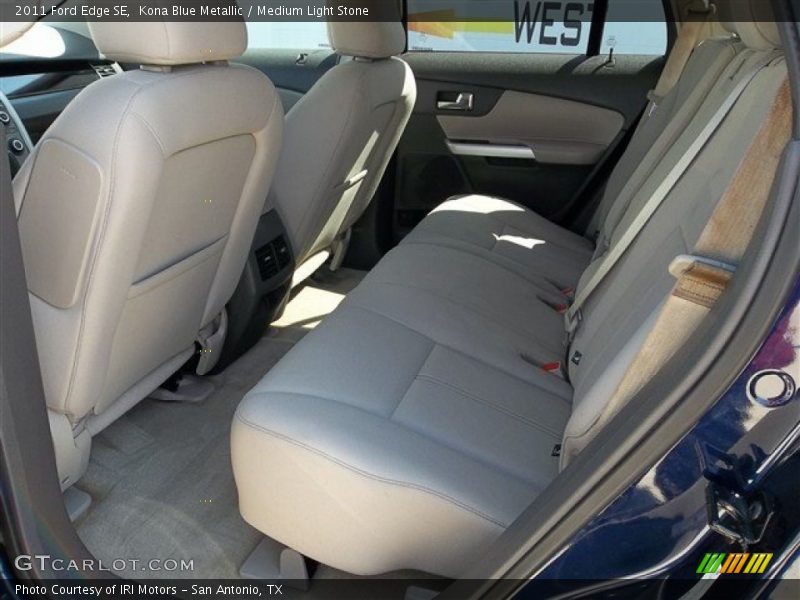 Kona Blue Metallic / Medium Light Stone 2011 Ford Edge SE