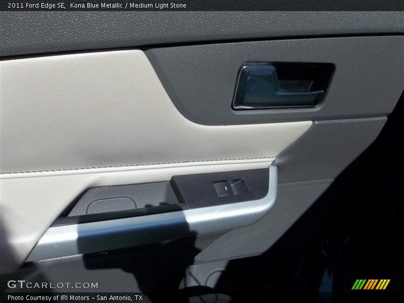 Kona Blue Metallic / Medium Light Stone 2011 Ford Edge SE