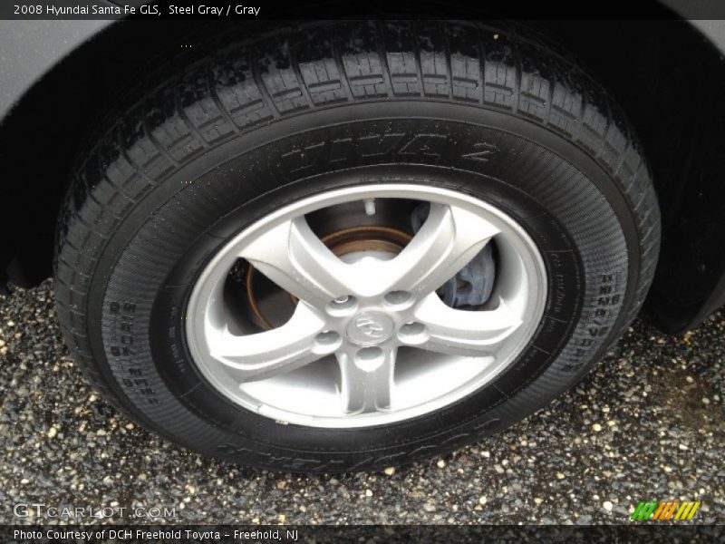Steel Gray / Gray 2008 Hyundai Santa Fe GLS