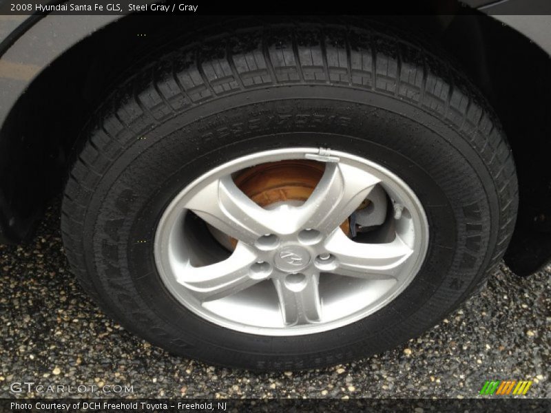 Steel Gray / Gray 2008 Hyundai Santa Fe GLS