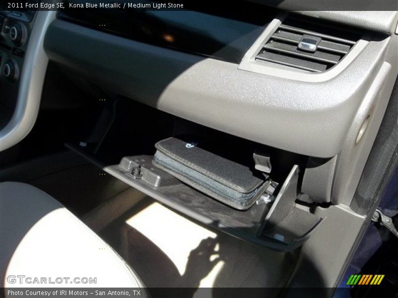 Kona Blue Metallic / Medium Light Stone 2011 Ford Edge SE