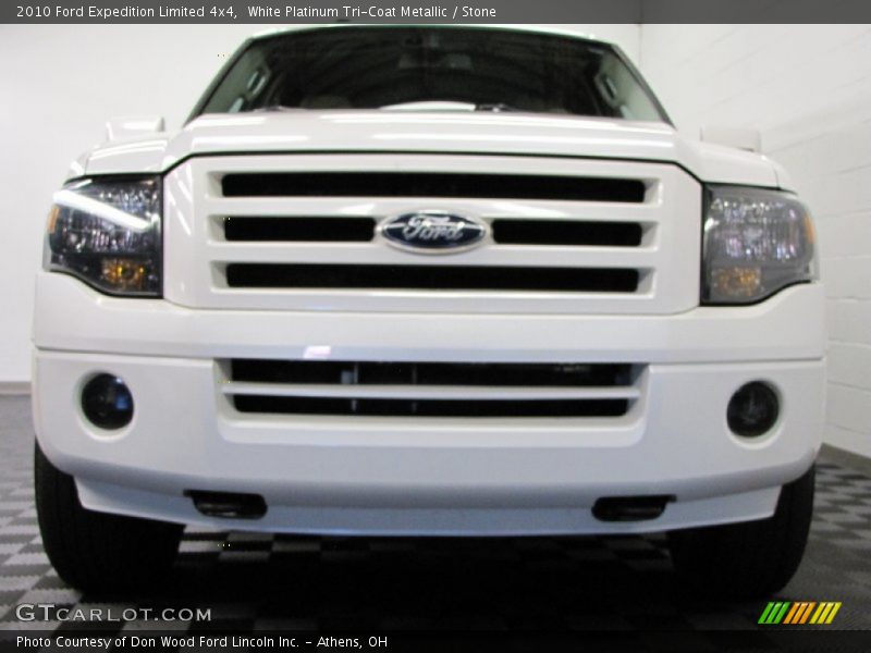 White Platinum Tri-Coat Metallic / Stone 2010 Ford Expedition Limited 4x4