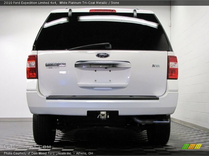 White Platinum Tri-Coat Metallic / Stone 2010 Ford Expedition Limited 4x4