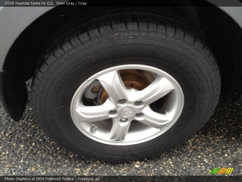 Steel Gray / Gray 2008 Hyundai Santa Fe GLS