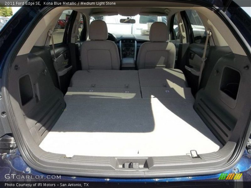 Kona Blue Metallic / Medium Light Stone 2011 Ford Edge SE