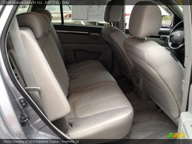 Steel Gray / Gray 2008 Hyundai Santa Fe GLS