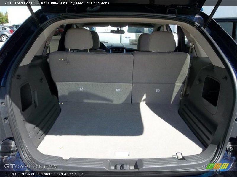 Kona Blue Metallic / Medium Light Stone 2011 Ford Edge SE