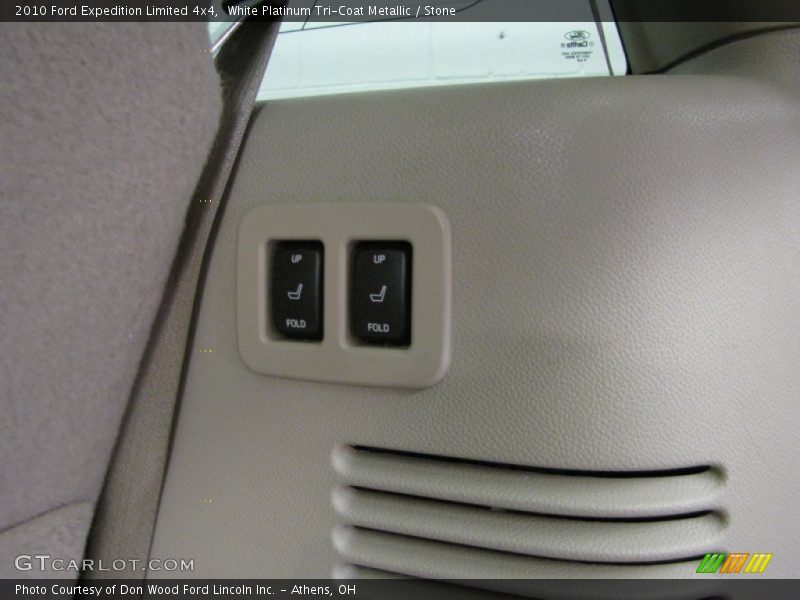 White Platinum Tri-Coat Metallic / Stone 2010 Ford Expedition Limited 4x4