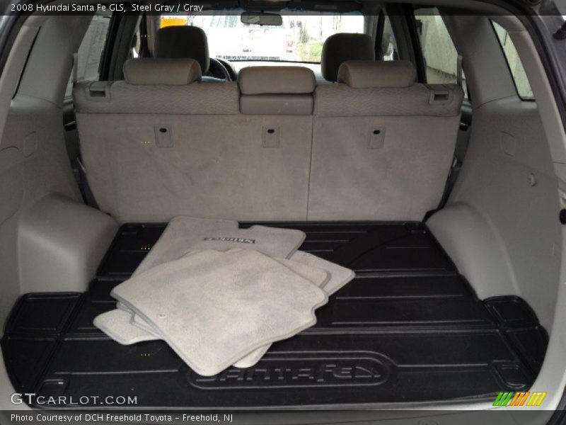 Steel Gray / Gray 2008 Hyundai Santa Fe GLS