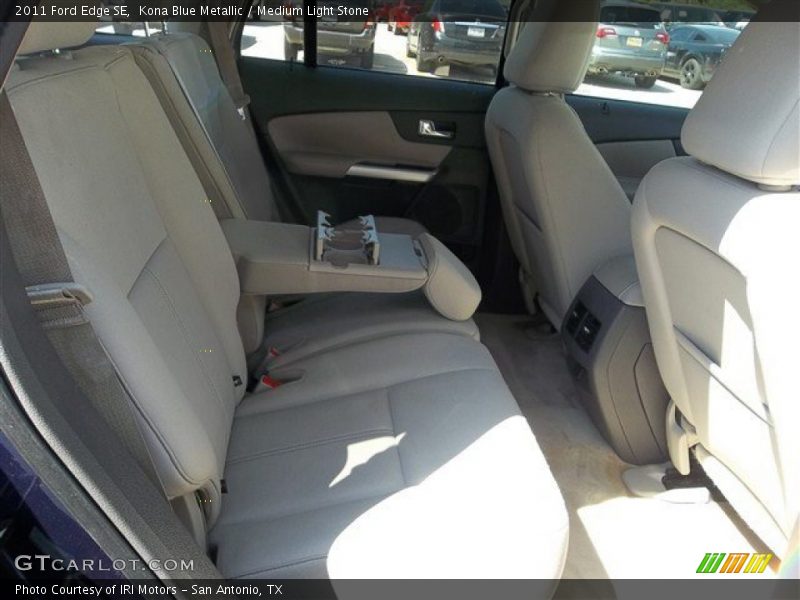 Kona Blue Metallic / Medium Light Stone 2011 Ford Edge SE