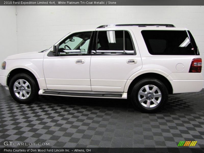 White Platinum Tri-Coat Metallic / Stone 2010 Ford Expedition Limited 4x4