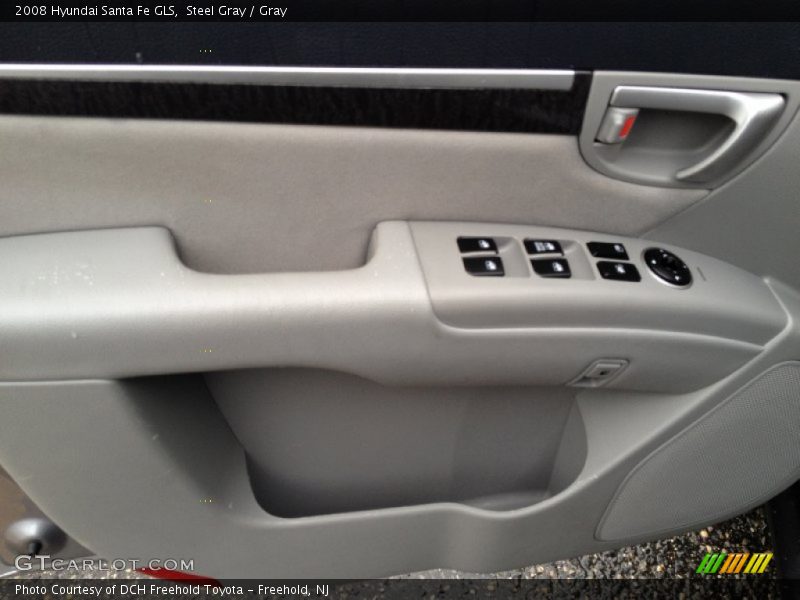 Steel Gray / Gray 2008 Hyundai Santa Fe GLS