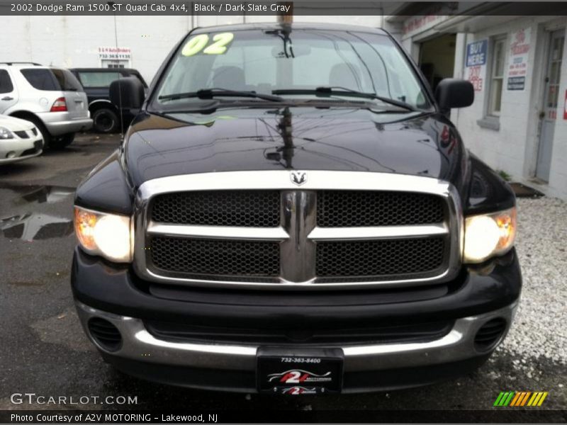 Black / Dark Slate Gray 2002 Dodge Ram 1500 ST Quad Cab 4x4