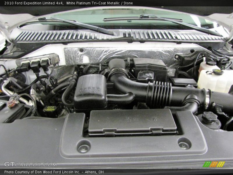 White Platinum Tri-Coat Metallic / Stone 2010 Ford Expedition Limited 4x4