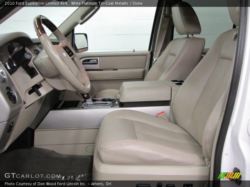White Platinum Tri-Coat Metallic / Stone 2010 Ford Expedition Limited 4x4
