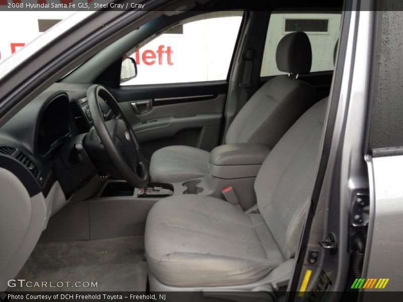 Steel Gray / Gray 2008 Hyundai Santa Fe GLS