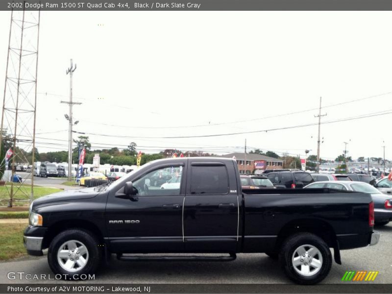 Black / Dark Slate Gray 2002 Dodge Ram 1500 ST Quad Cab 4x4