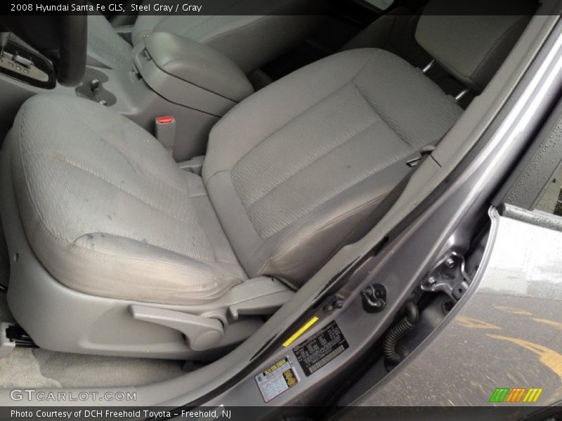Steel Gray / Gray 2008 Hyundai Santa Fe GLS