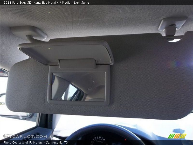 Kona Blue Metallic / Medium Light Stone 2011 Ford Edge SE