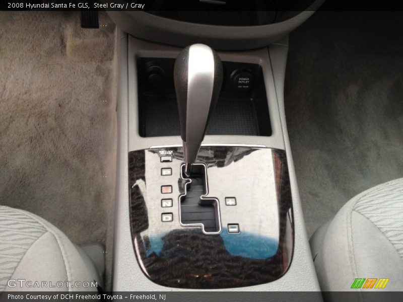 Steel Gray / Gray 2008 Hyundai Santa Fe GLS