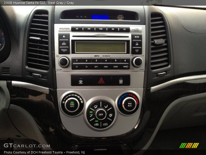 Steel Gray / Gray 2008 Hyundai Santa Fe GLS