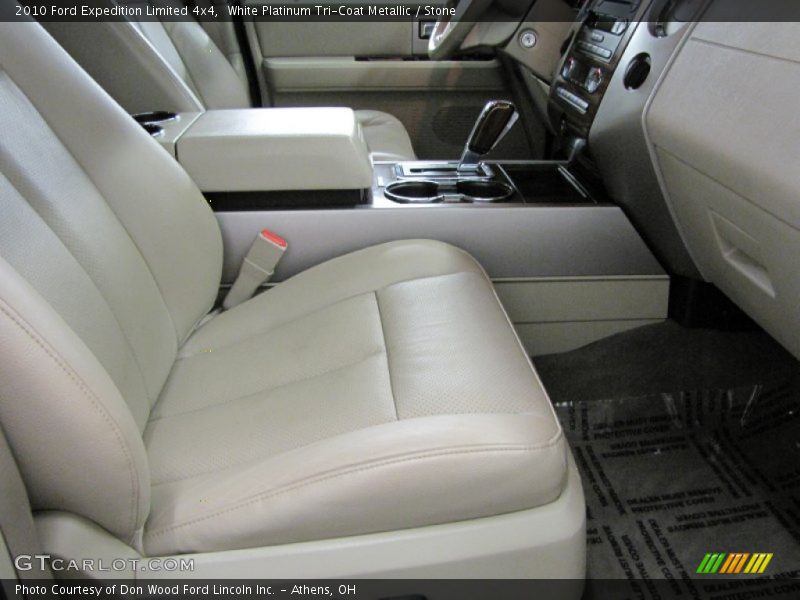 White Platinum Tri-Coat Metallic / Stone 2010 Ford Expedition Limited 4x4