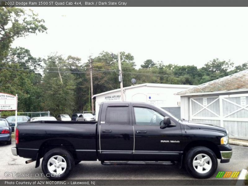 Black / Dark Slate Gray 2002 Dodge Ram 1500 ST Quad Cab 4x4