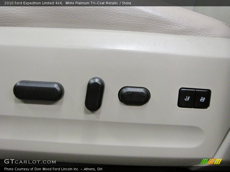 White Platinum Tri-Coat Metallic / Stone 2010 Ford Expedition Limited 4x4