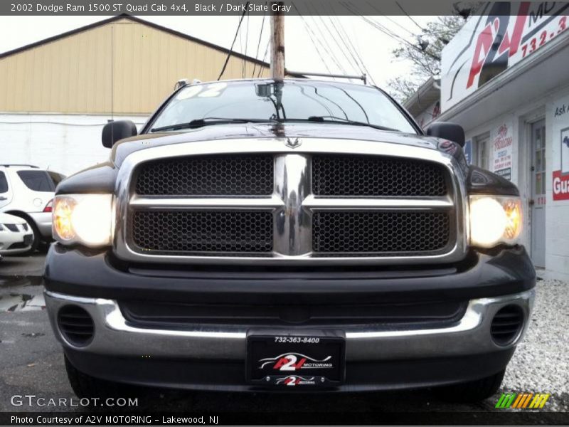 Black / Dark Slate Gray 2002 Dodge Ram 1500 ST Quad Cab 4x4