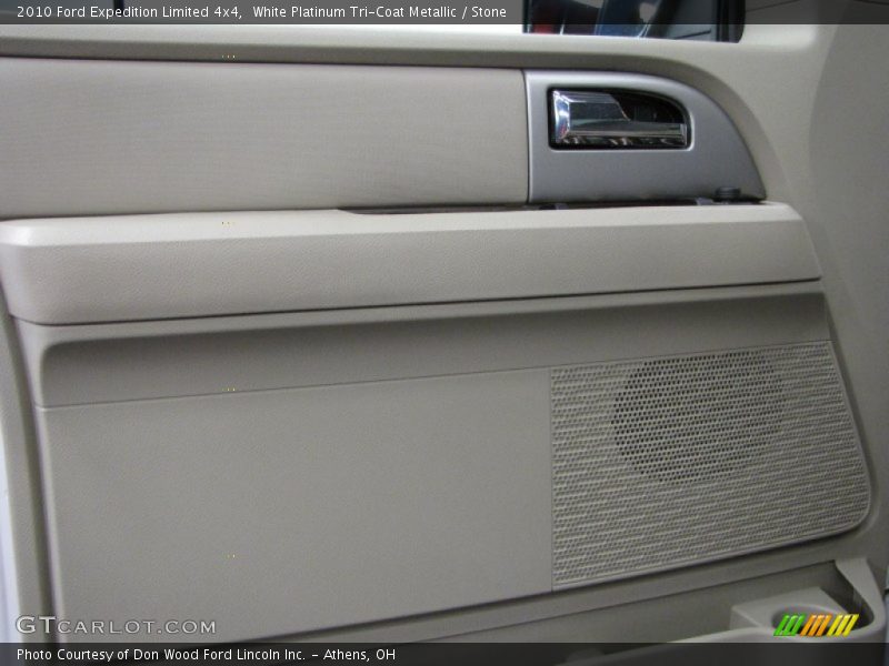 White Platinum Tri-Coat Metallic / Stone 2010 Ford Expedition Limited 4x4
