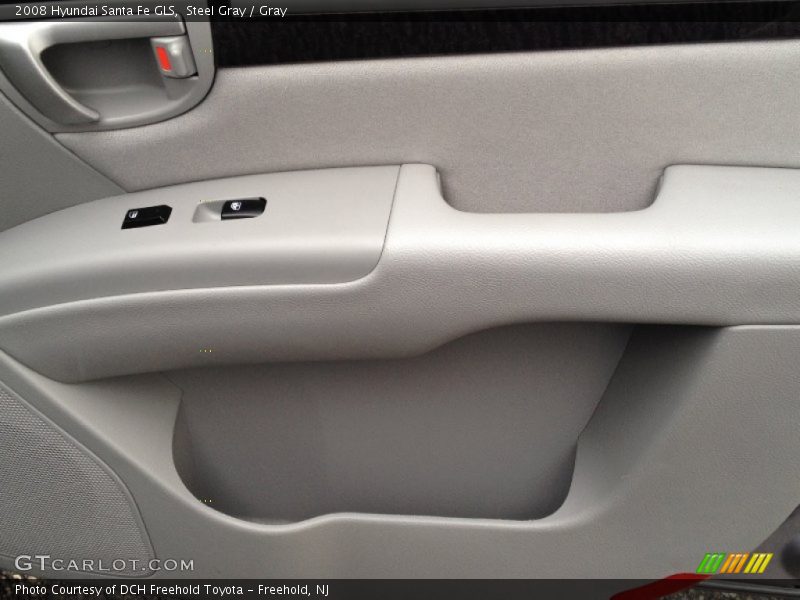 Steel Gray / Gray 2008 Hyundai Santa Fe GLS