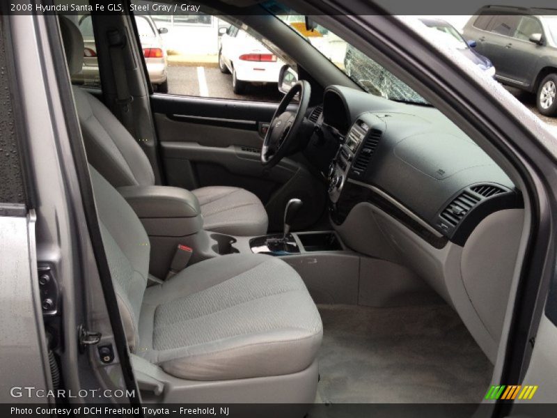 Steel Gray / Gray 2008 Hyundai Santa Fe GLS