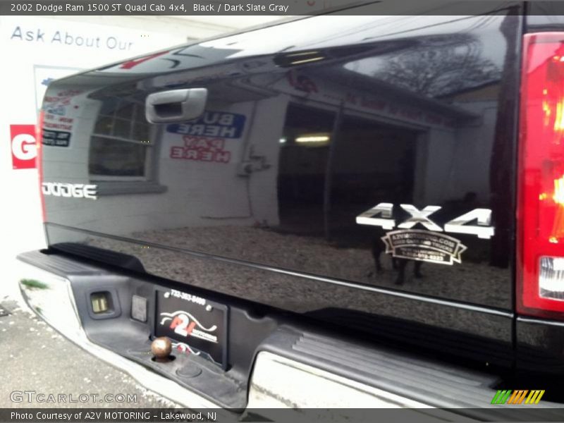 Black / Dark Slate Gray 2002 Dodge Ram 1500 ST Quad Cab 4x4