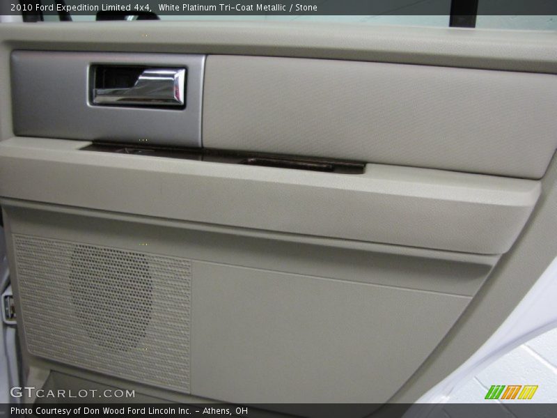 White Platinum Tri-Coat Metallic / Stone 2010 Ford Expedition Limited 4x4