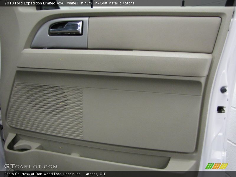 White Platinum Tri-Coat Metallic / Stone 2010 Ford Expedition Limited 4x4