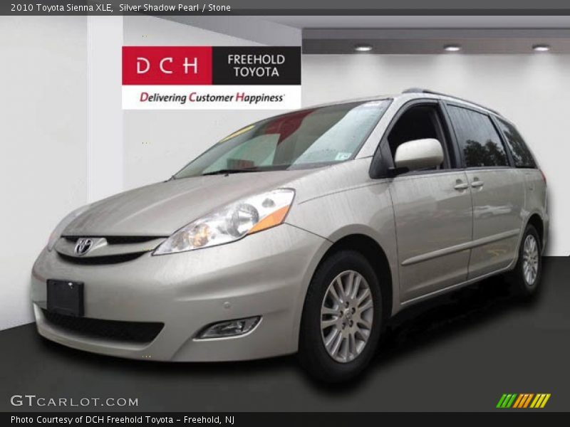 Silver Shadow Pearl / Stone 2010 Toyota Sienna XLE