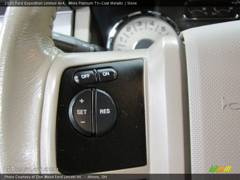 White Platinum Tri-Coat Metallic / Stone 2010 Ford Expedition Limited 4x4