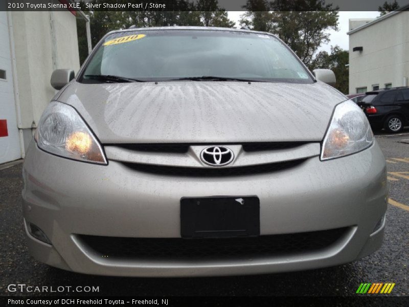Silver Shadow Pearl / Stone 2010 Toyota Sienna XLE