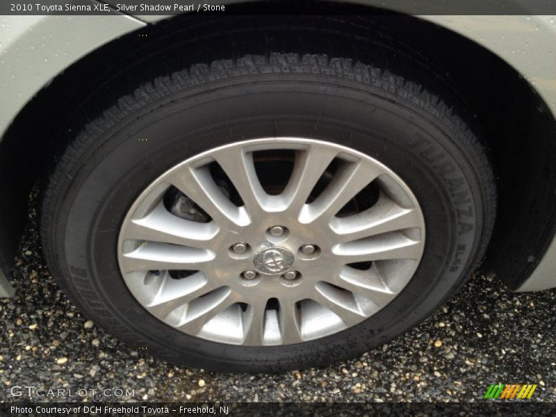 Silver Shadow Pearl / Stone 2010 Toyota Sienna XLE