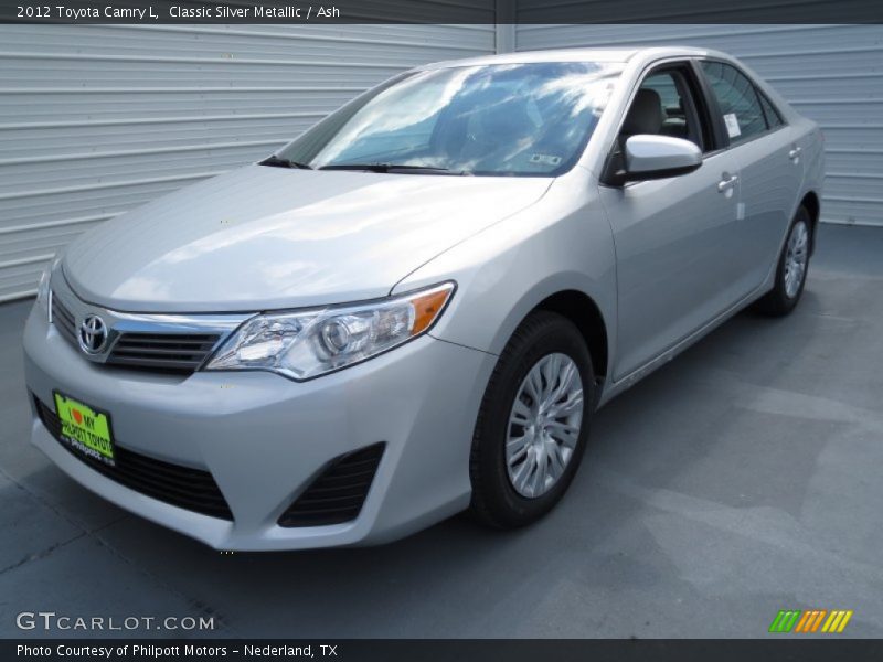 Classic Silver Metallic / Ash 2012 Toyota Camry L