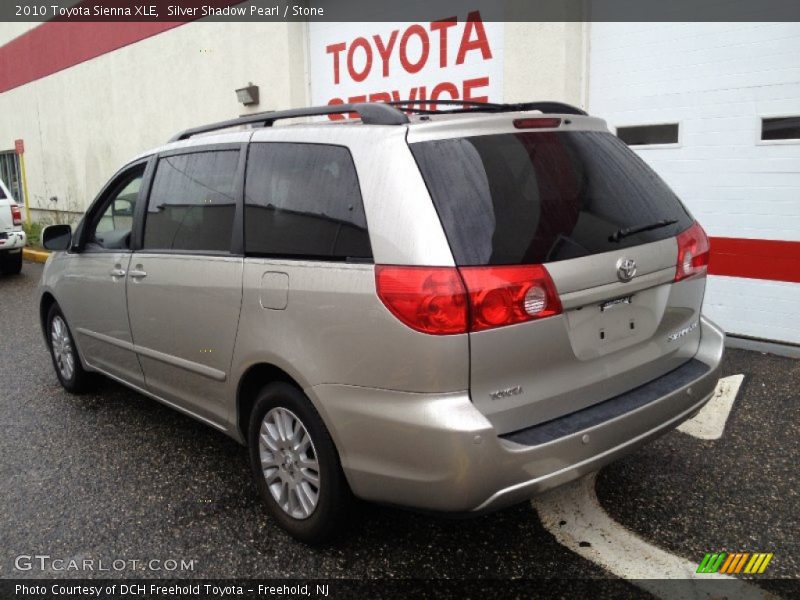 Silver Shadow Pearl / Stone 2010 Toyota Sienna XLE