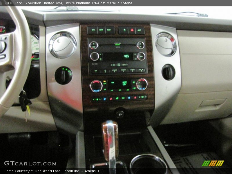 White Platinum Tri-Coat Metallic / Stone 2010 Ford Expedition Limited 4x4