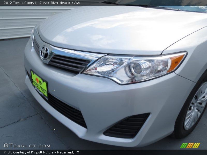 Classic Silver Metallic / Ash 2012 Toyota Camry L