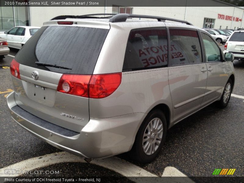 Silver Shadow Pearl / Stone 2010 Toyota Sienna XLE