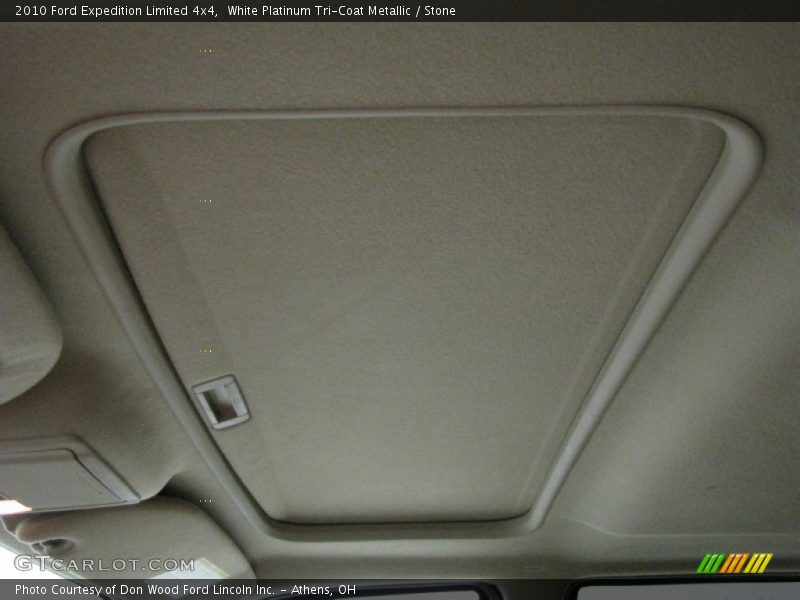 White Platinum Tri-Coat Metallic / Stone 2010 Ford Expedition Limited 4x4